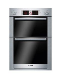 Bosch Serie 8 Hbm56B551B 60Cm Built In Double Oven - Stainless Steel